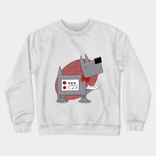 Robot Scottie Dog Crewneck Sweatshirt